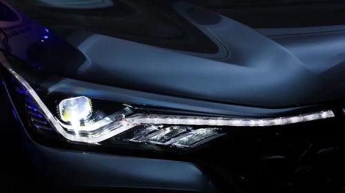 國產(chǎn)車車燈視頻素材,科技之光，照亮未來之路